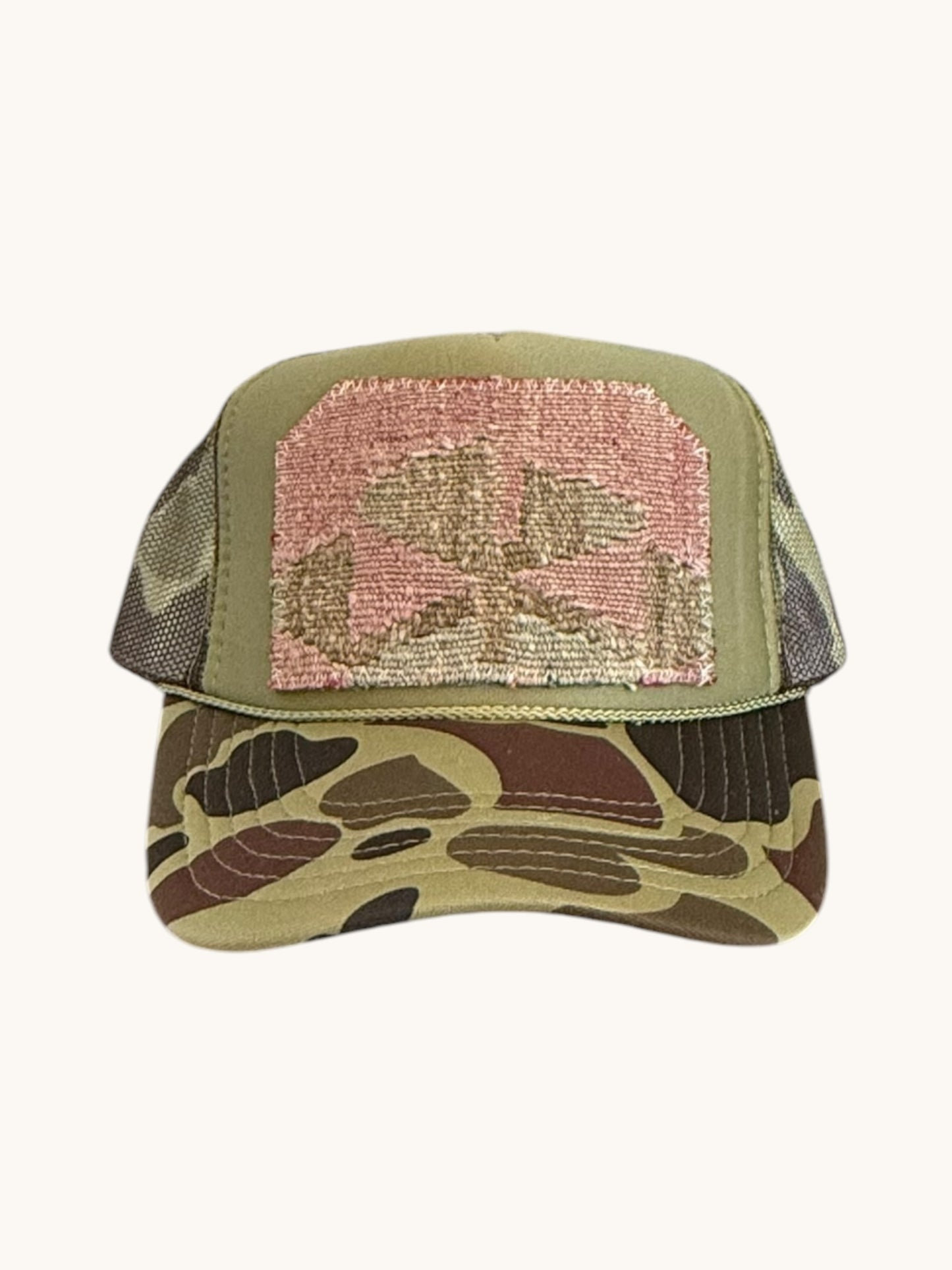KILIM TRUCKER - CAMO + OLIVE GREEN
