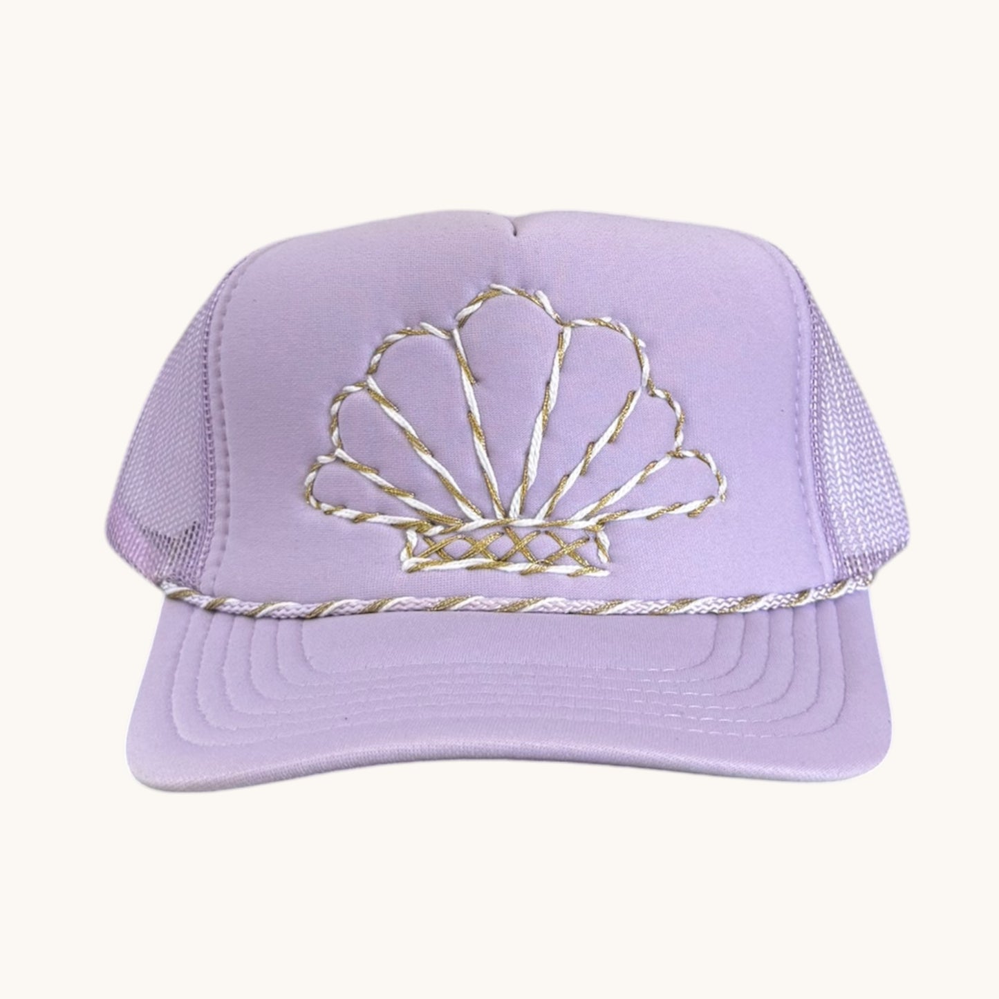 SHELL YEAH - LAVENDAR + GOLD