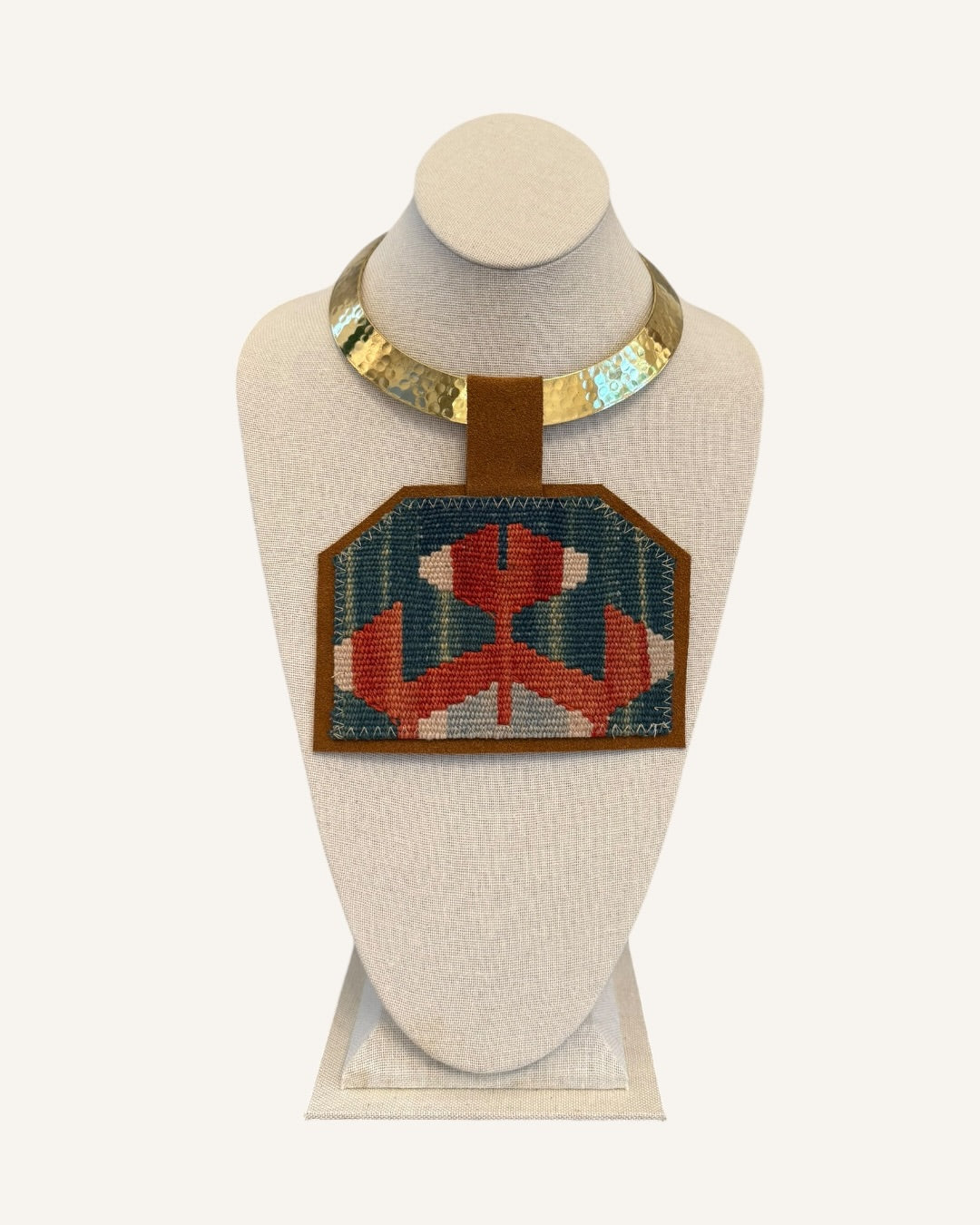 KILIM PATCH - SKINNY GOLD CHOKER