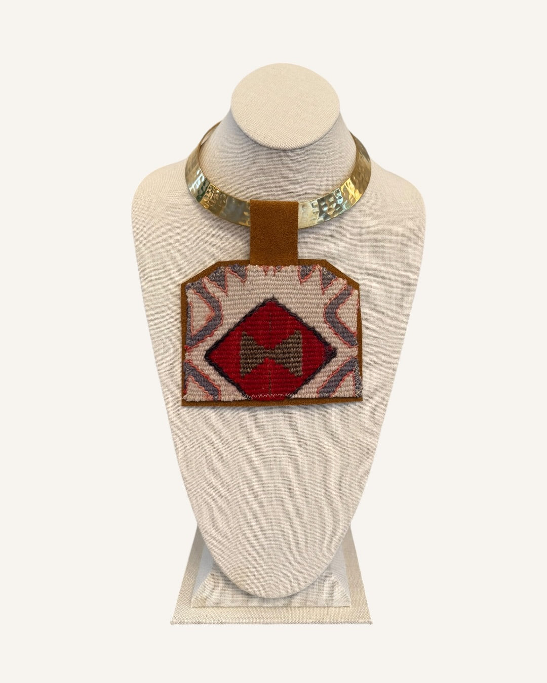 KILIM PATCH - SKINNY GOLD CHOKER