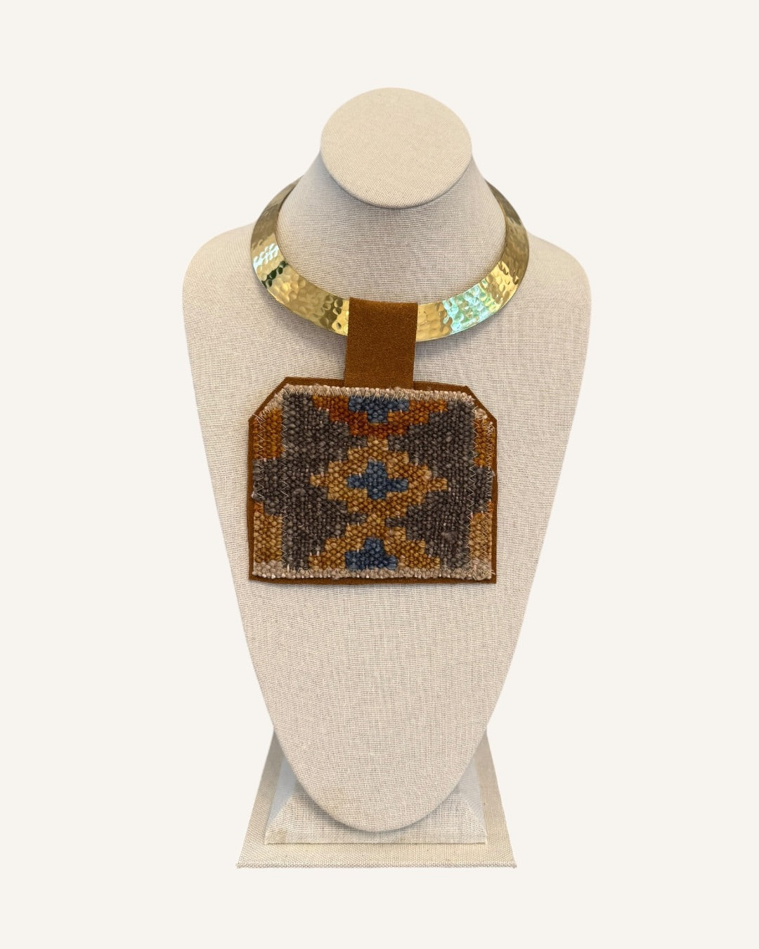 KILIM PATCH - SKINNY GOLD CHOKER