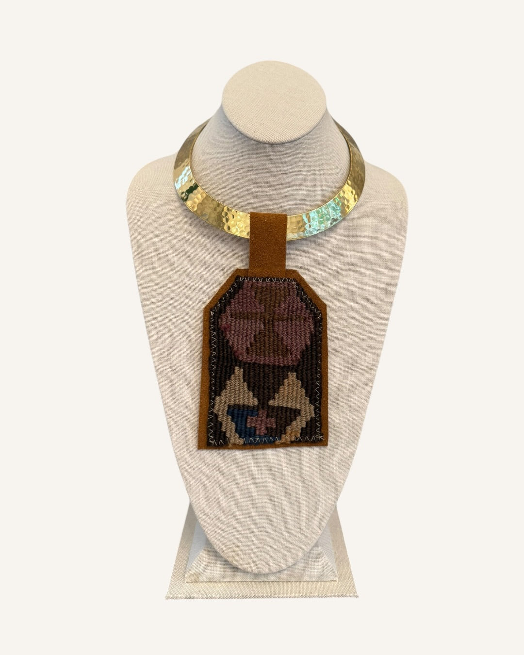 KILIM PATCH - SKINNY GOLD CHOKER