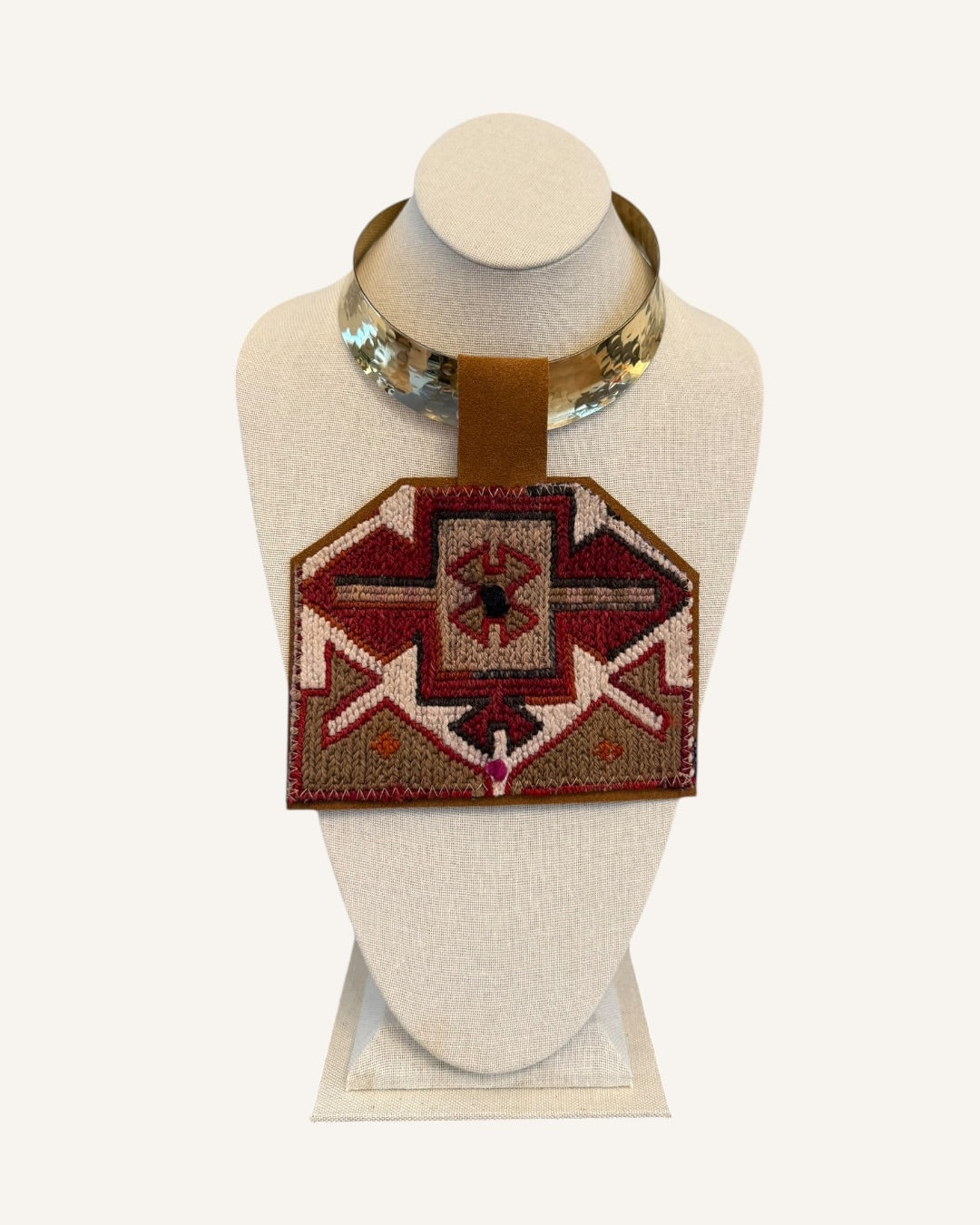KILIM PATCH - CHUNCKY GOLD CHOKER