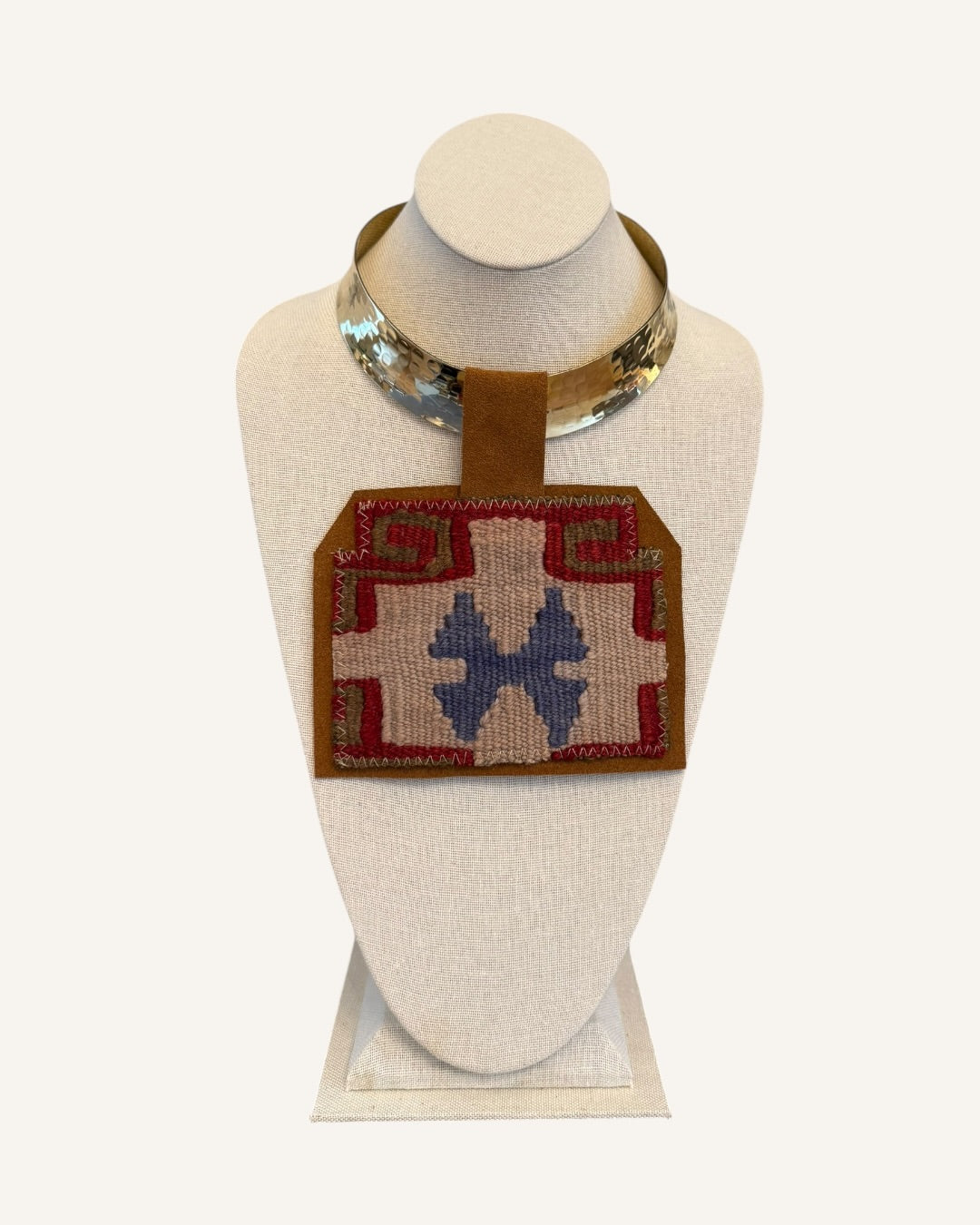 KILIM PATCH - CHUNCKY GOLD CHOKER