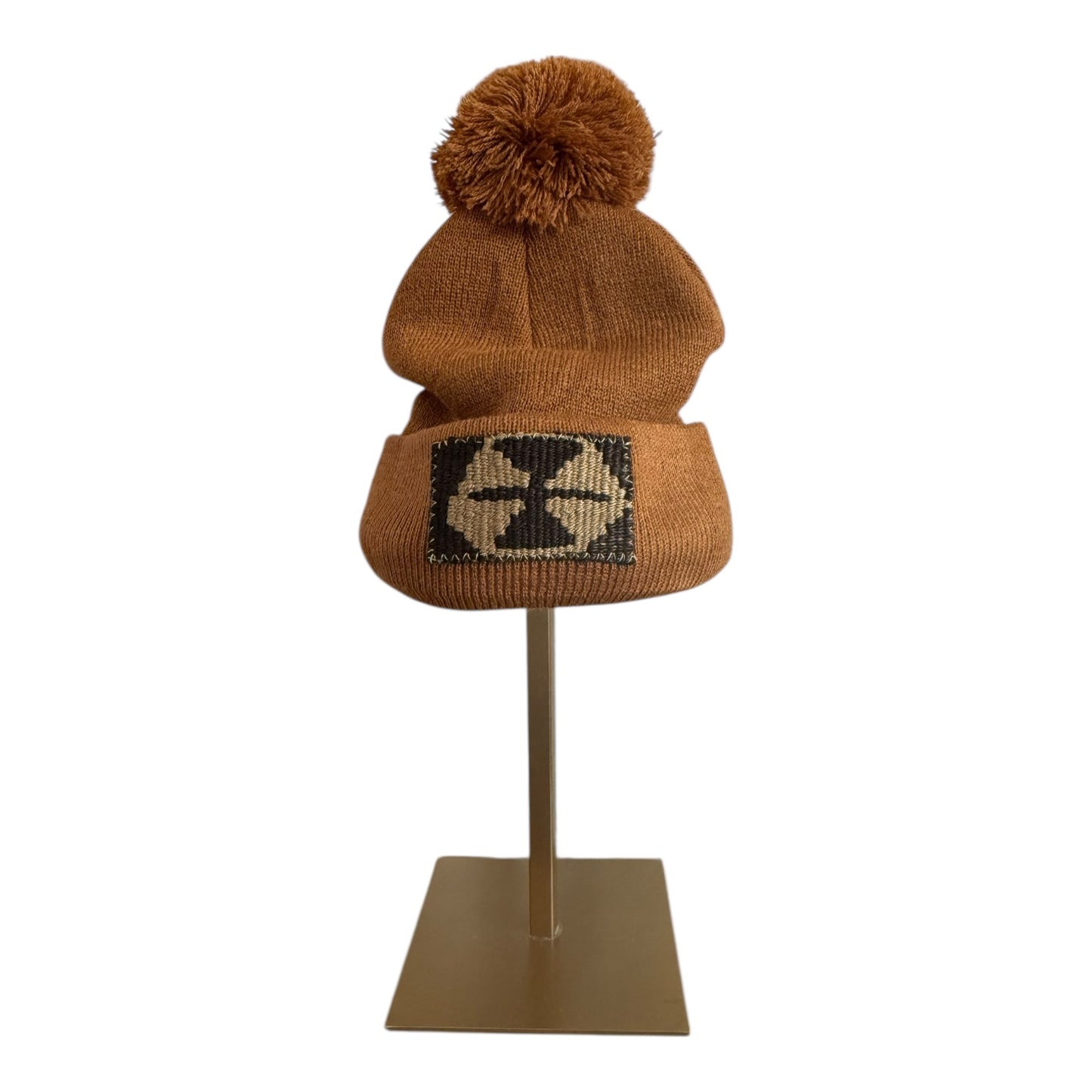 Kilim Beanie - Burnt Orange