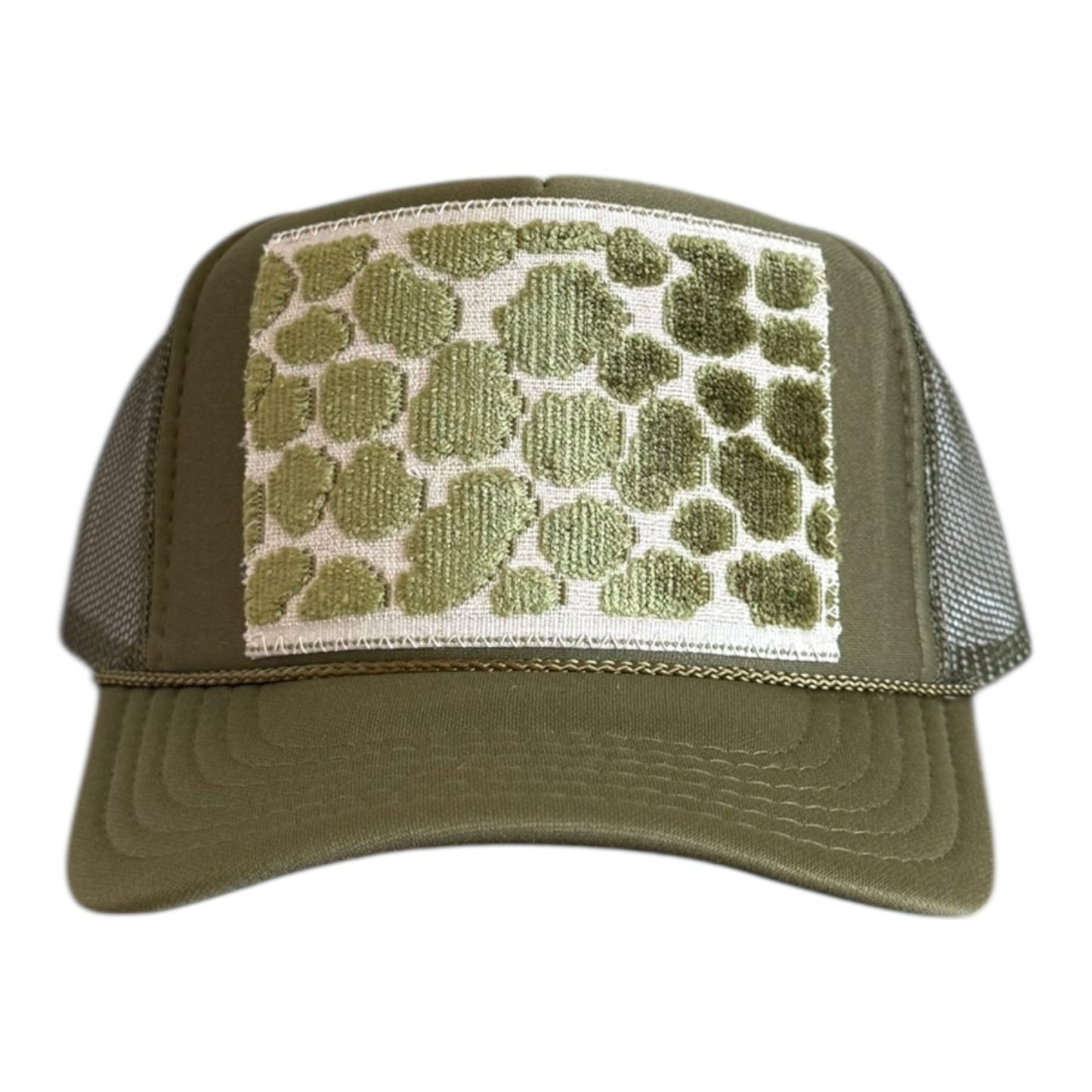 Textile Trucker - Olive Green