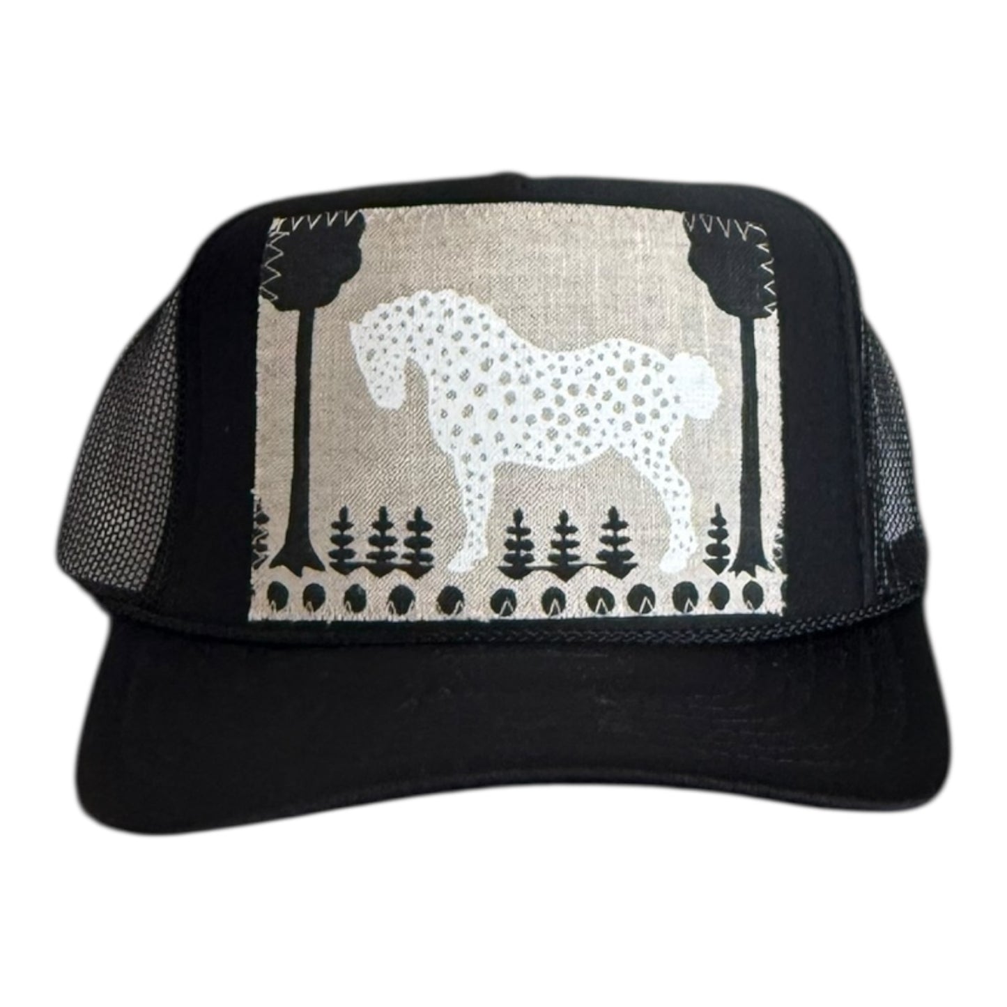 Textile Trucker Hat - Black