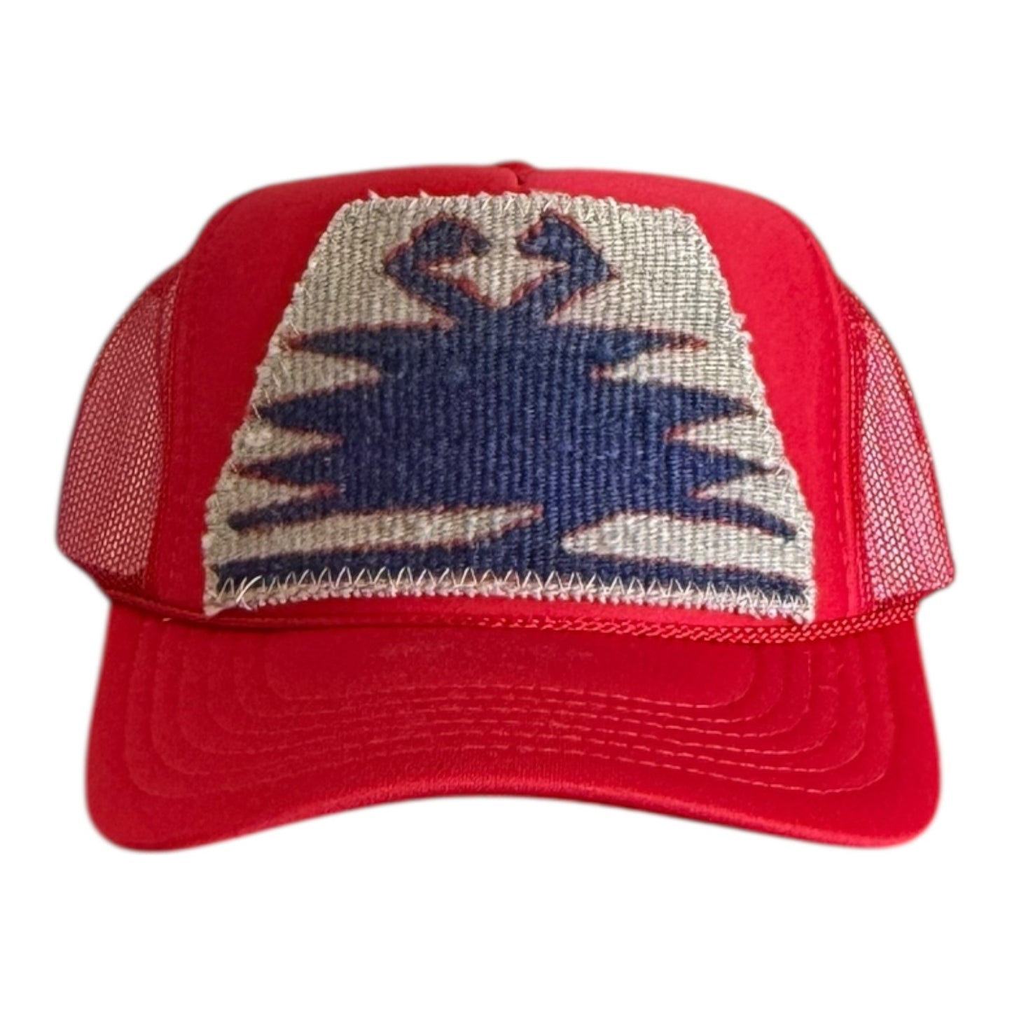 Kilim Trucker Hat - Red
