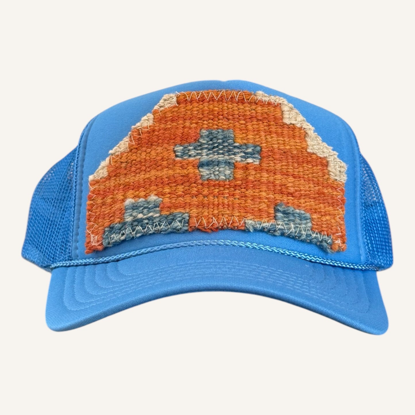 Kilim Trucker Hat - Light Blue
