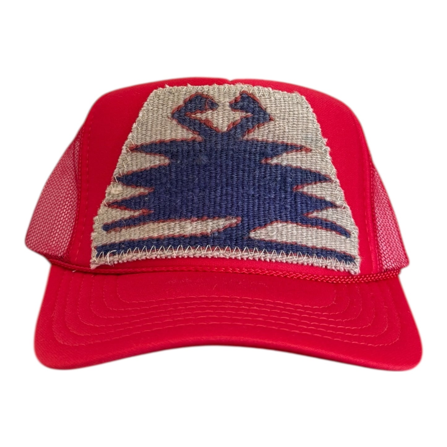 Kilim Trucker Hat - Red