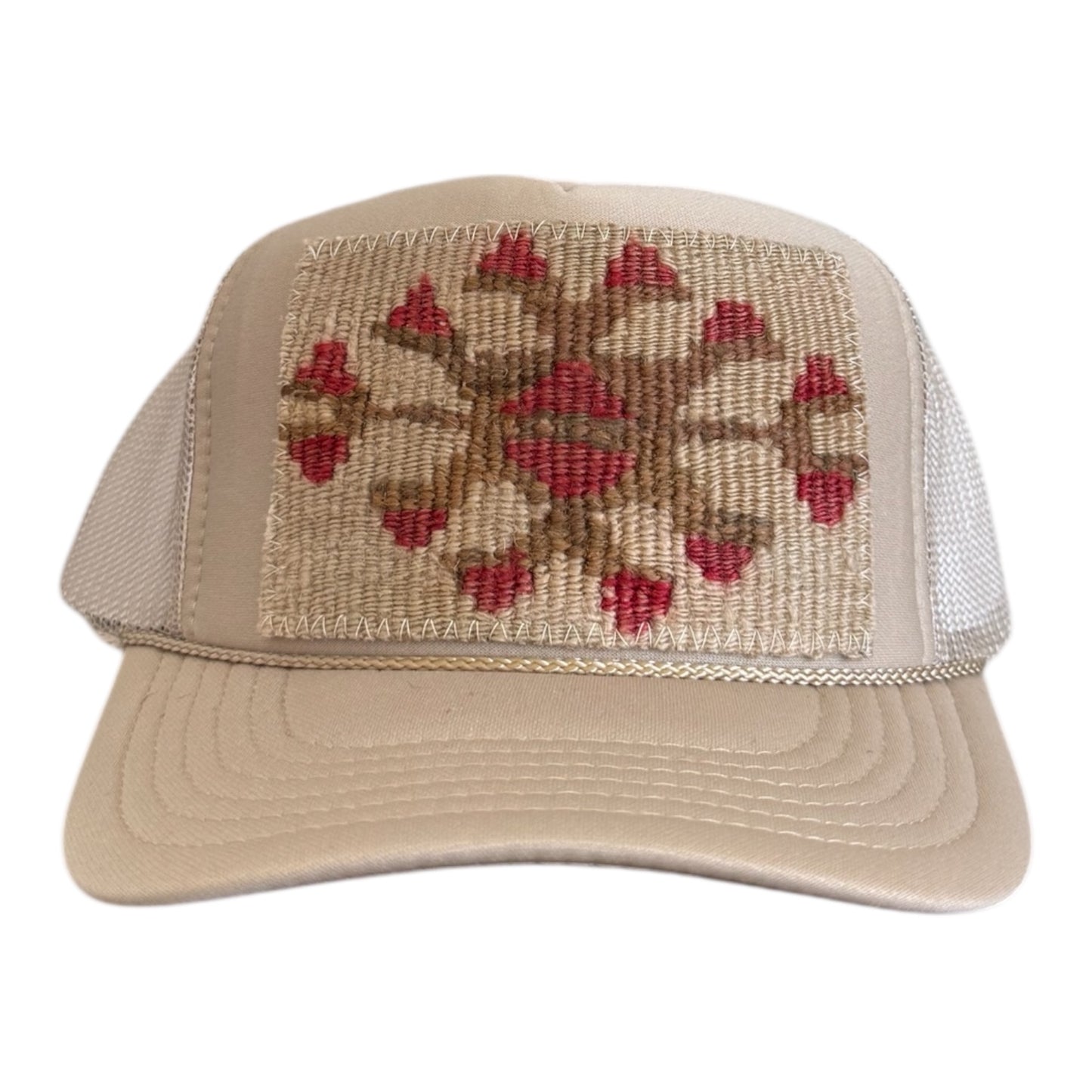 Kilim Trucker Hat- Tan