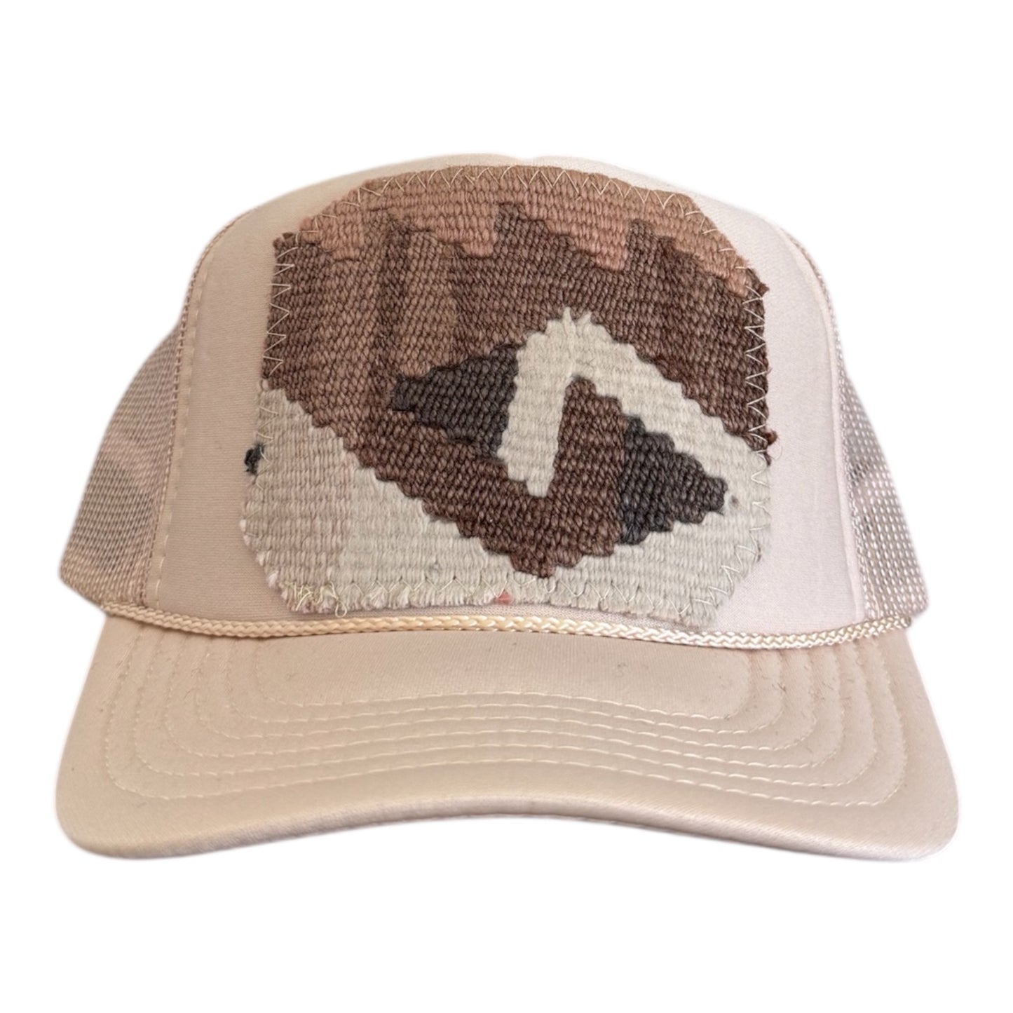 Kilim Trucker Hat- Sand