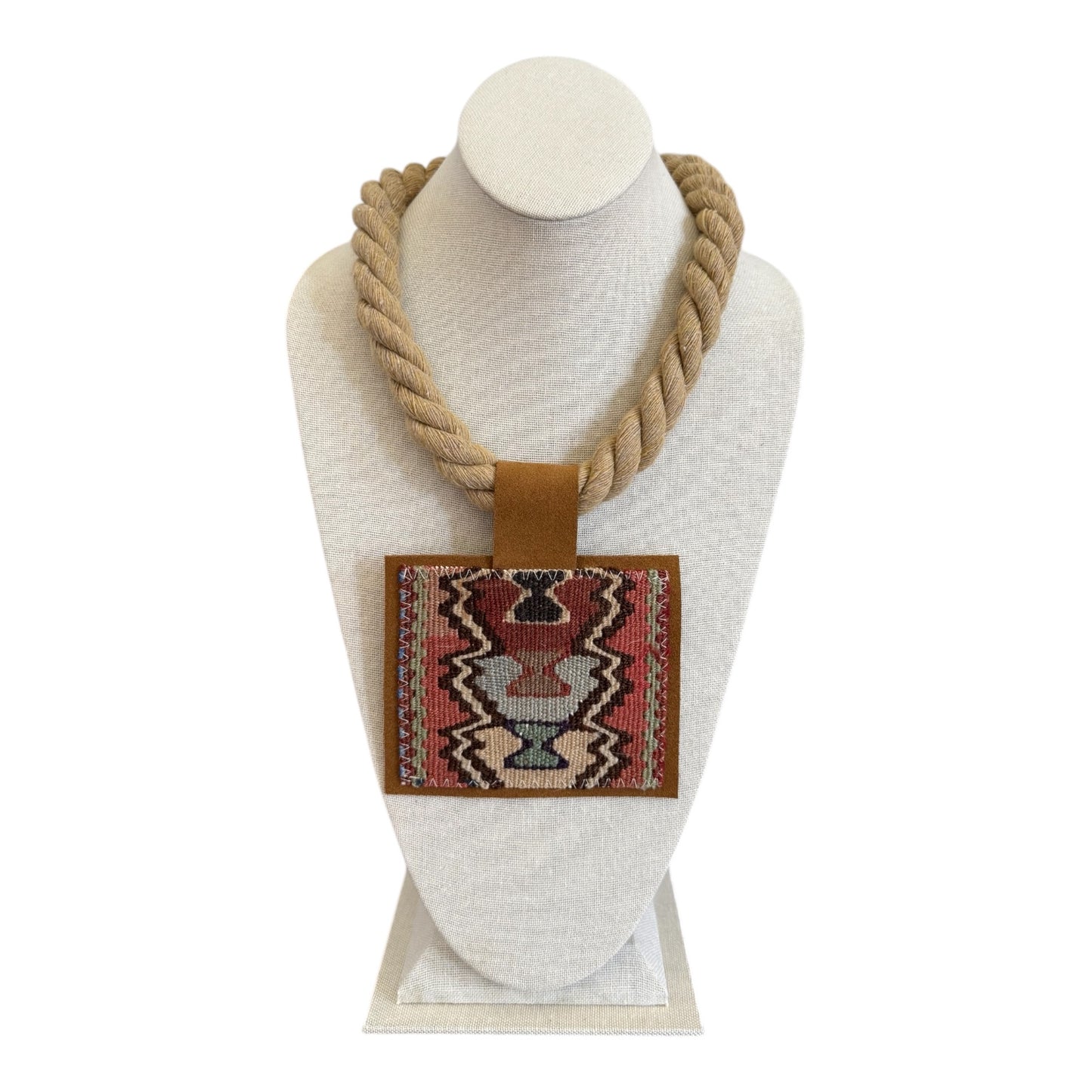 Kilim Pendant Necklace