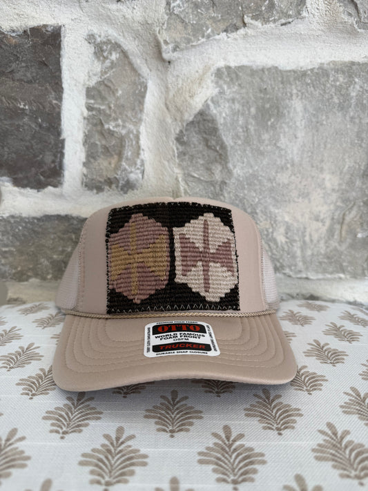 Kilim Trucker Hat- Khaki