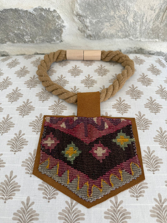 Kilim Pendant Necklace