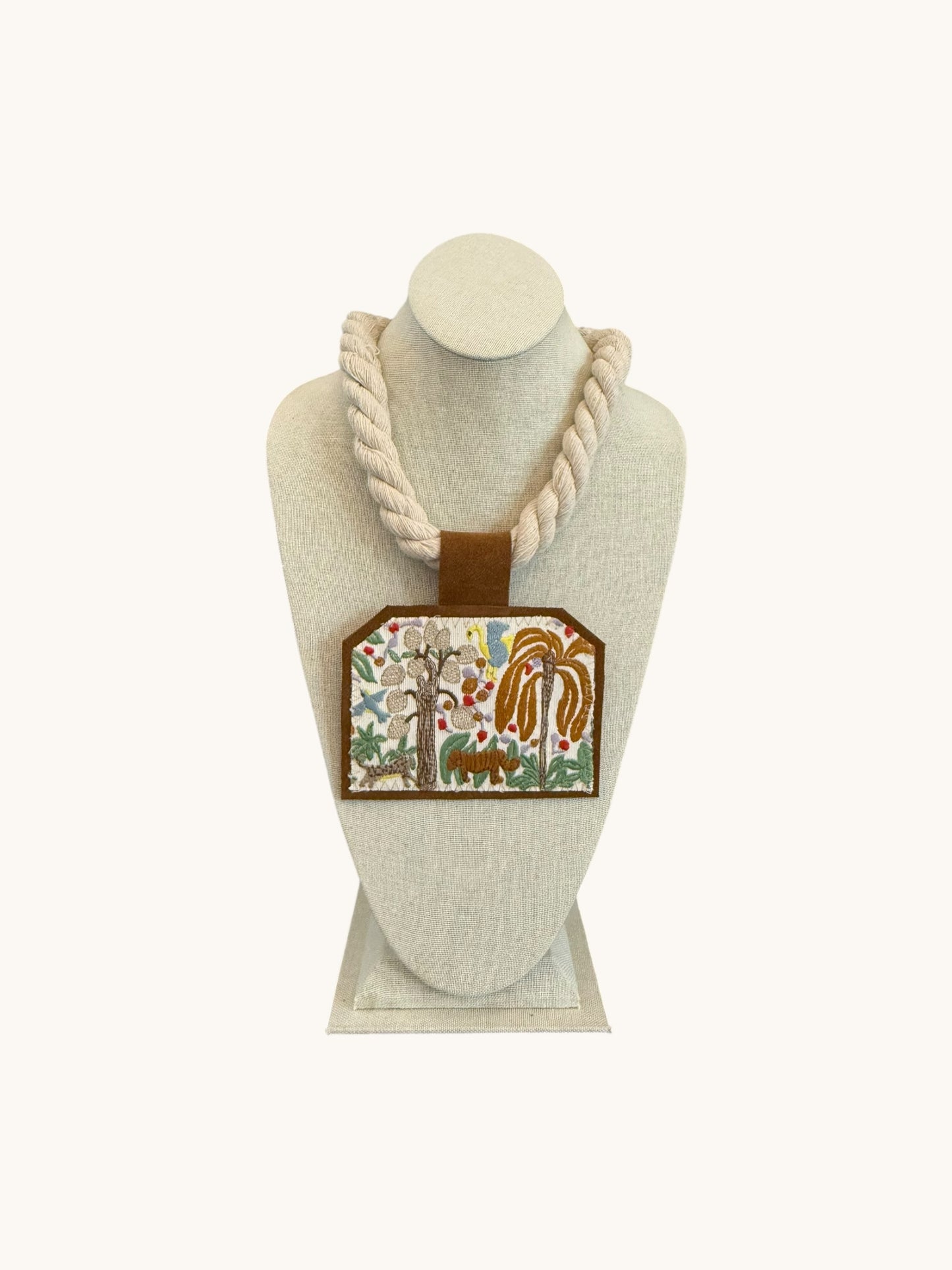TEXTILE PENDNAT - IVORY NATURAL ROPE