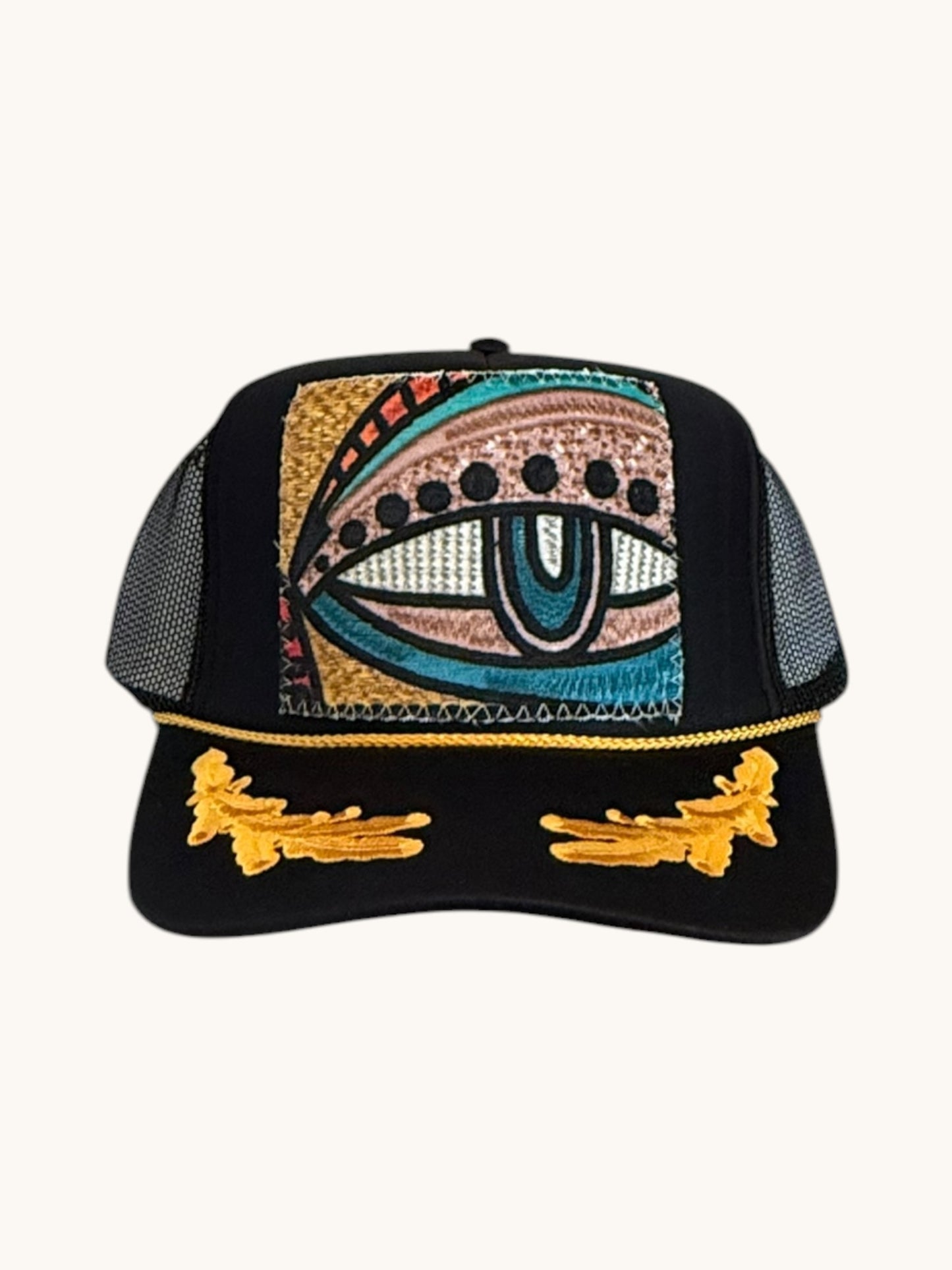 TEXTILE TRUCKER - BLACK + GOLD