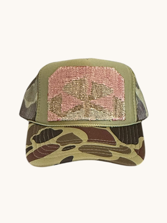 KILIM TRUCKER - CAMO + OLIVE GREEN