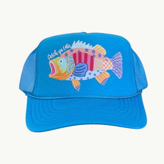 CATCH YA LATER- BRIGHT BLUE