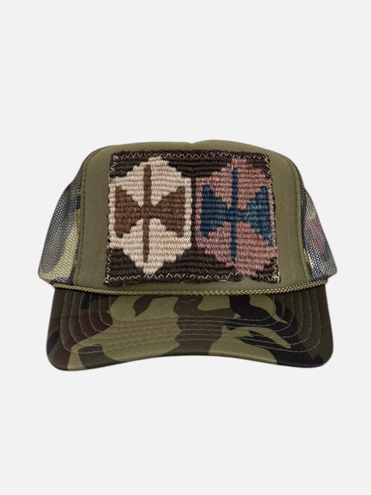 Kilim Trucker - Dk Green / Camo