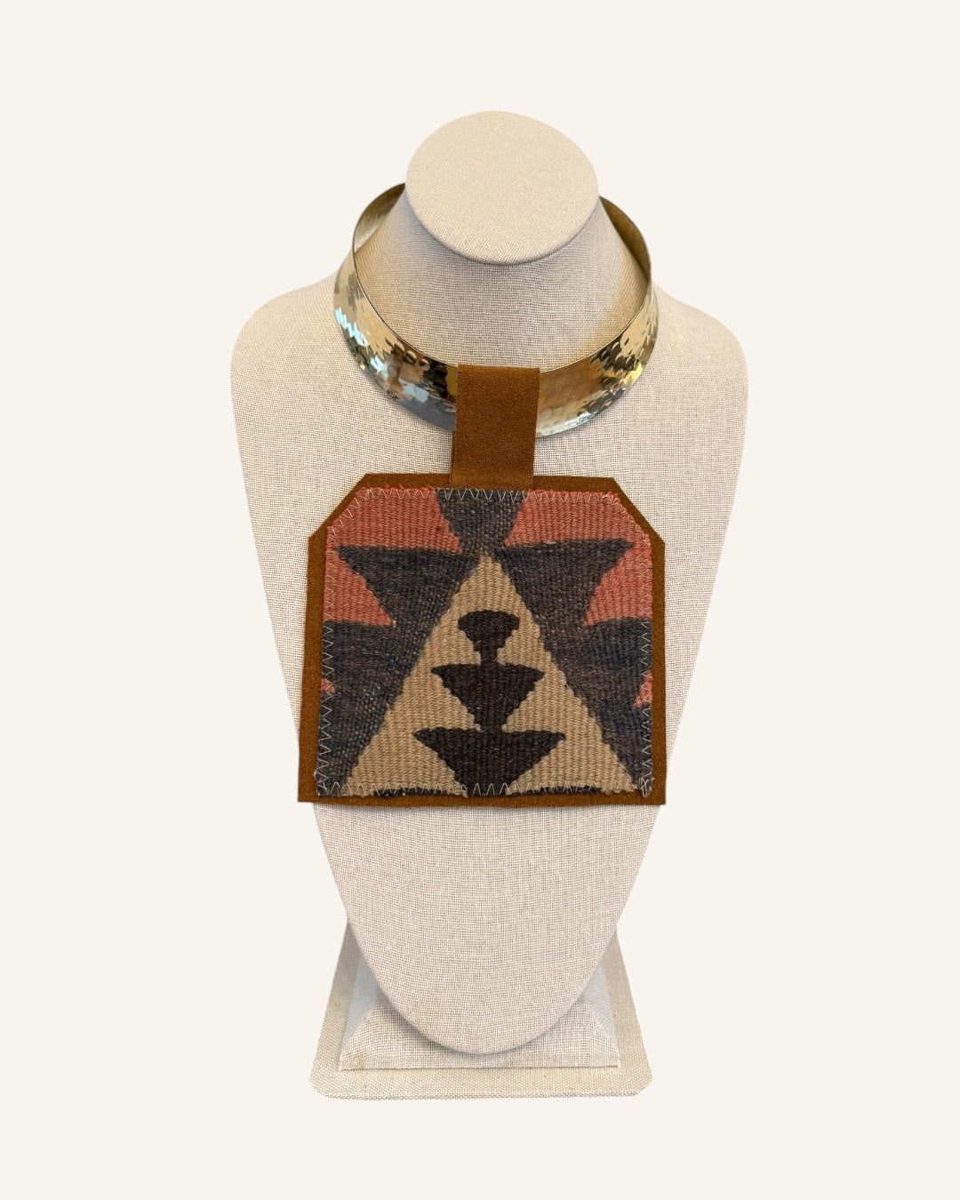 KILIM PATCH - CHUNCKY GOLD CHOKER