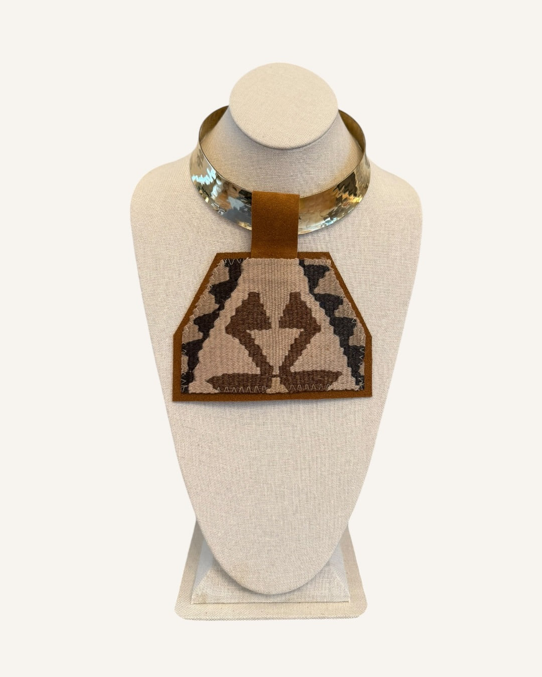 KILIM PATCH - CHUNCKY GOLD CHOKER