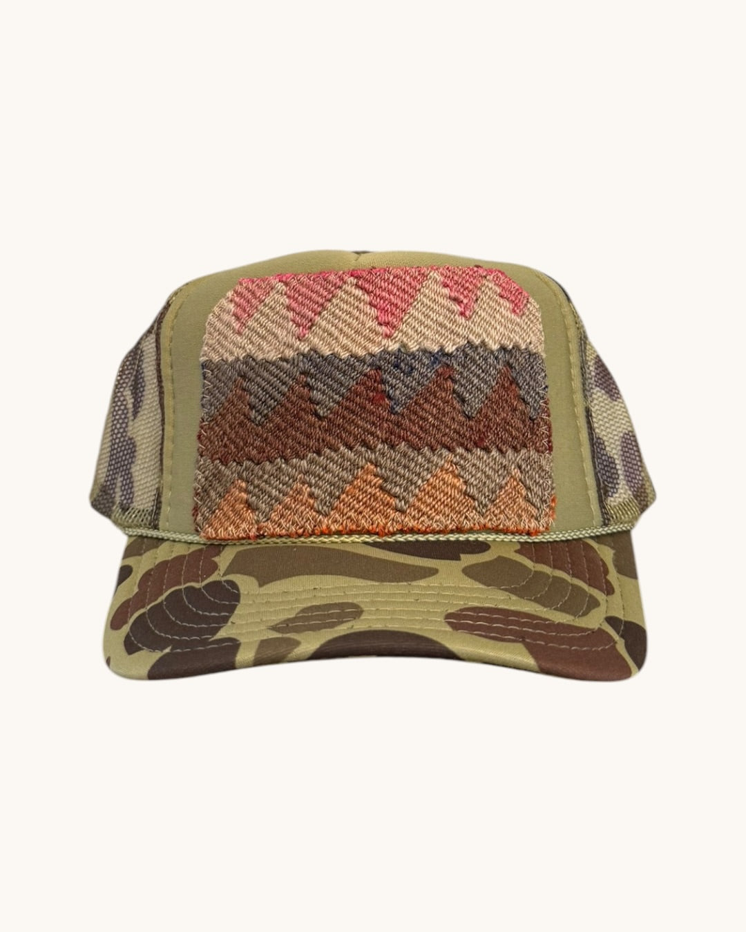 KILIM TRUCKER - OLIVE + CAMO
