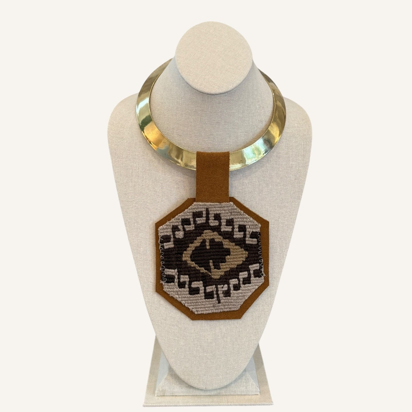Kilim Pendant Necklace