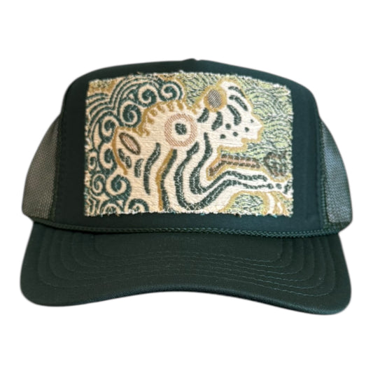 Textile Trucker Hat - Hunter Green