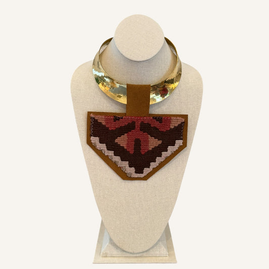 Kilim Pendant Necklace