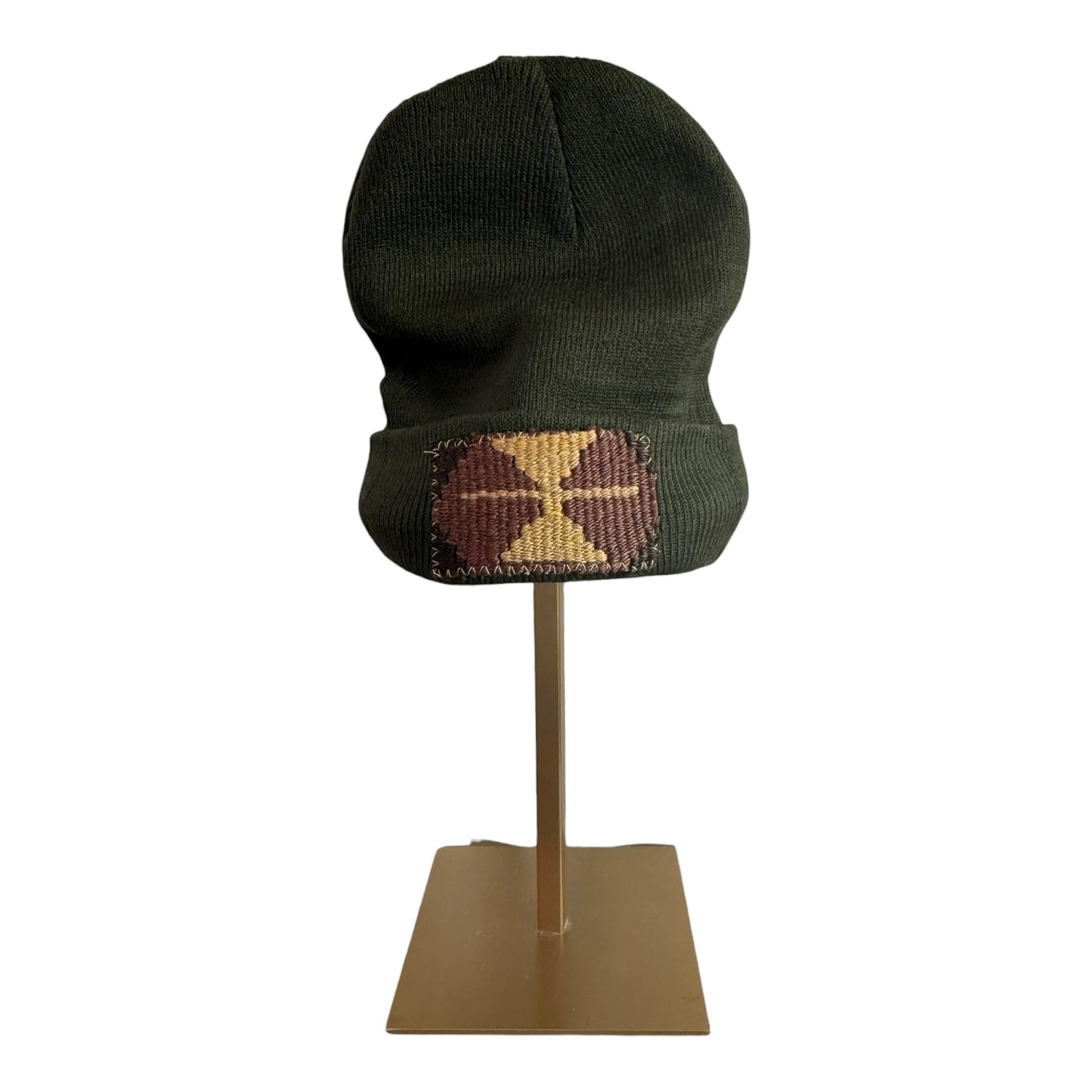 Kilim Beanie - Hunter Green