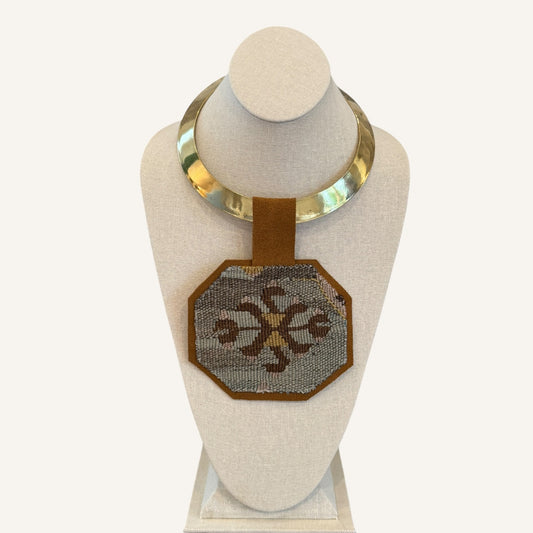 Kilim Pendant Necklace