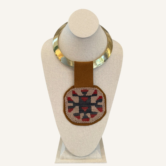 Kilim Pendant Necklace