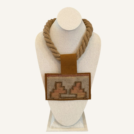 Kilim Pendant Necklace