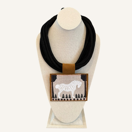 Kilim Pendant Necklace
