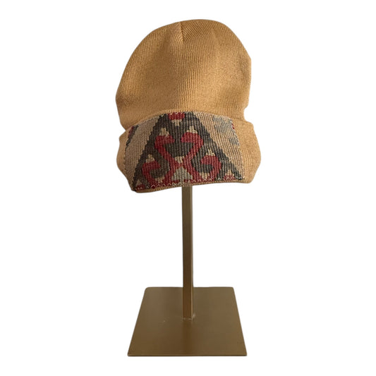 Kilim Beanie - Tan