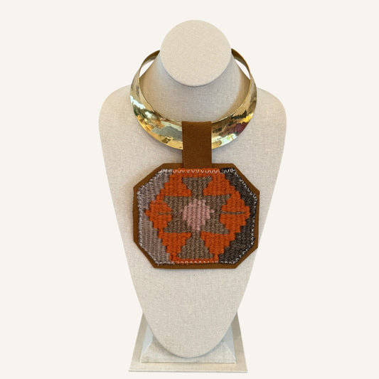 Kilim Pendant Necklace