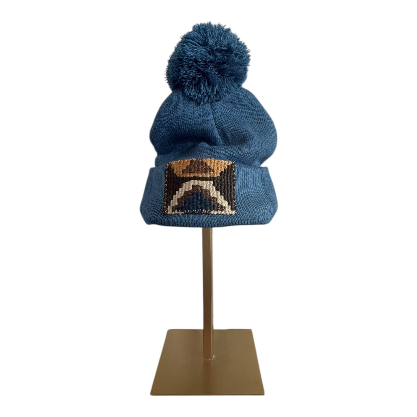 Kilim Beanie - Blue