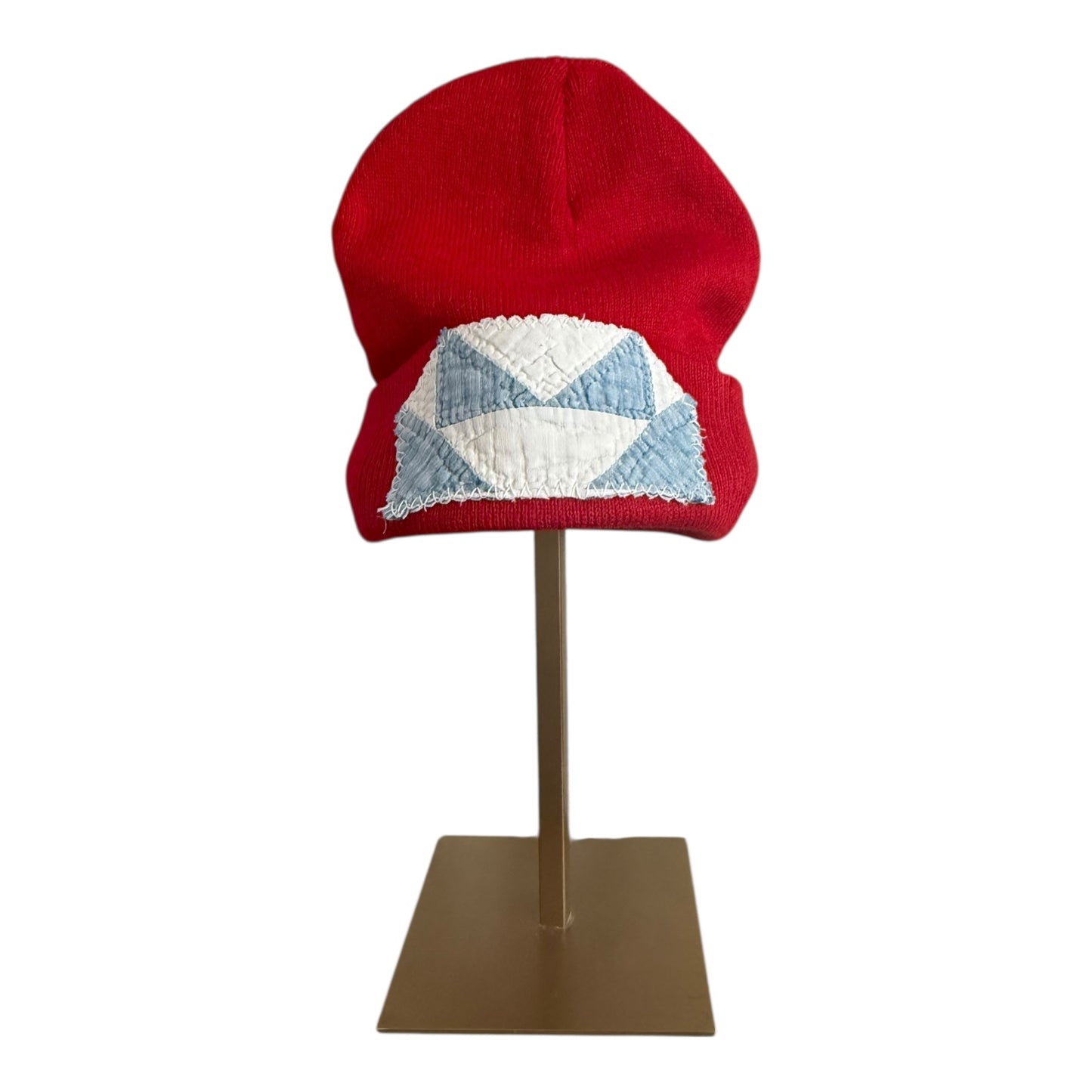 Textile Beanie - Red