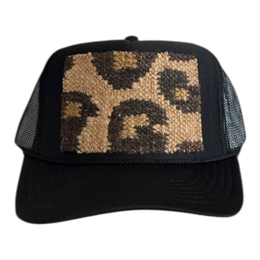 Kilim Trucker Hat - Black