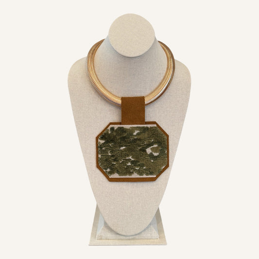 Kilim Pendant Necklace