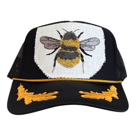 Textile Trucker Hat - Black