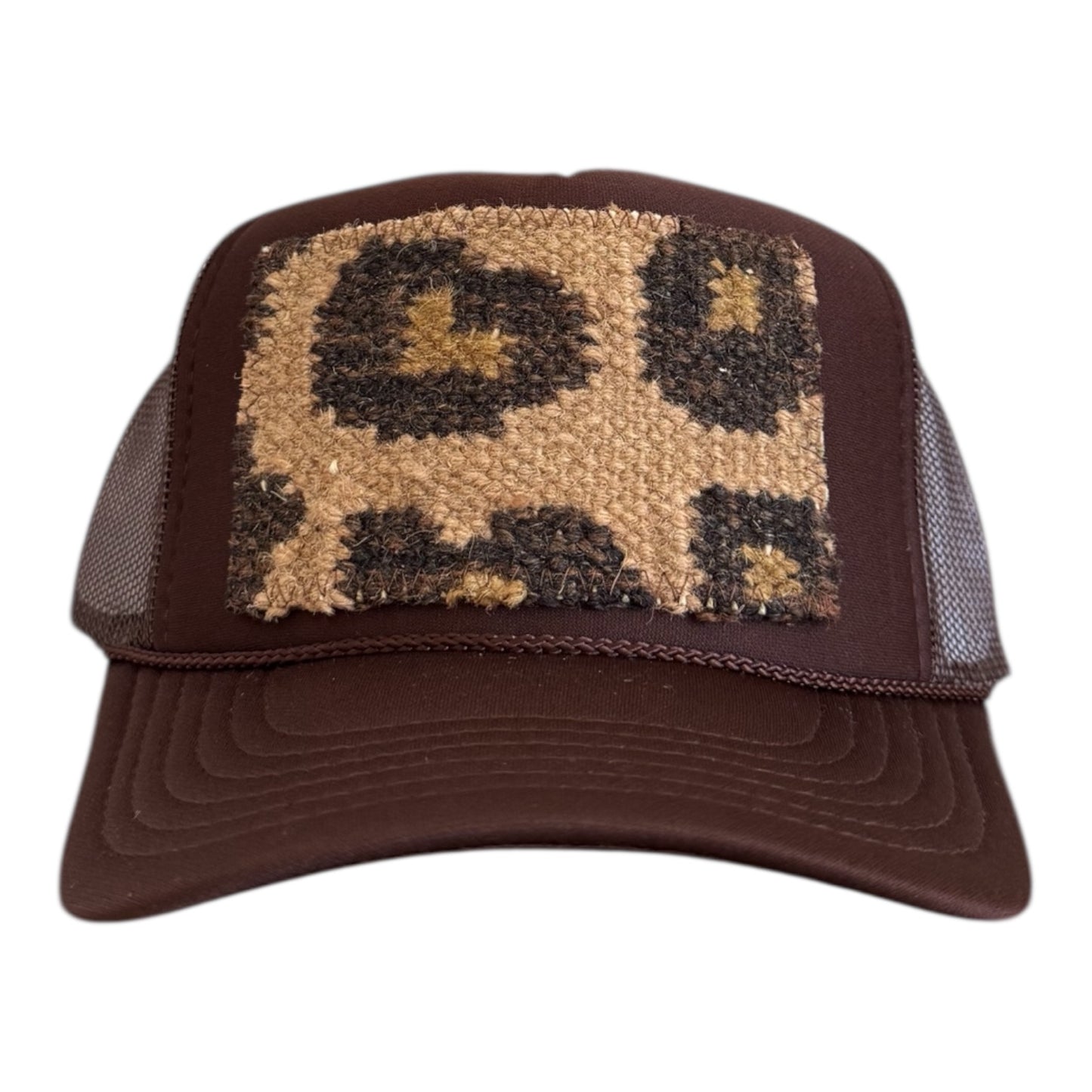 Kilim Trucker Hat- Brown