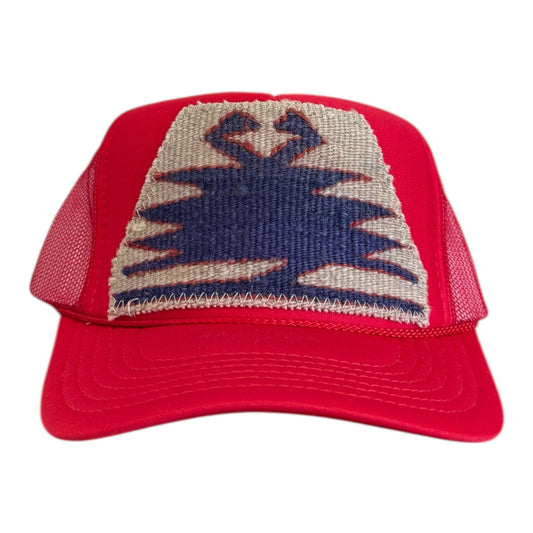 Kilim Trucker Hat - Red