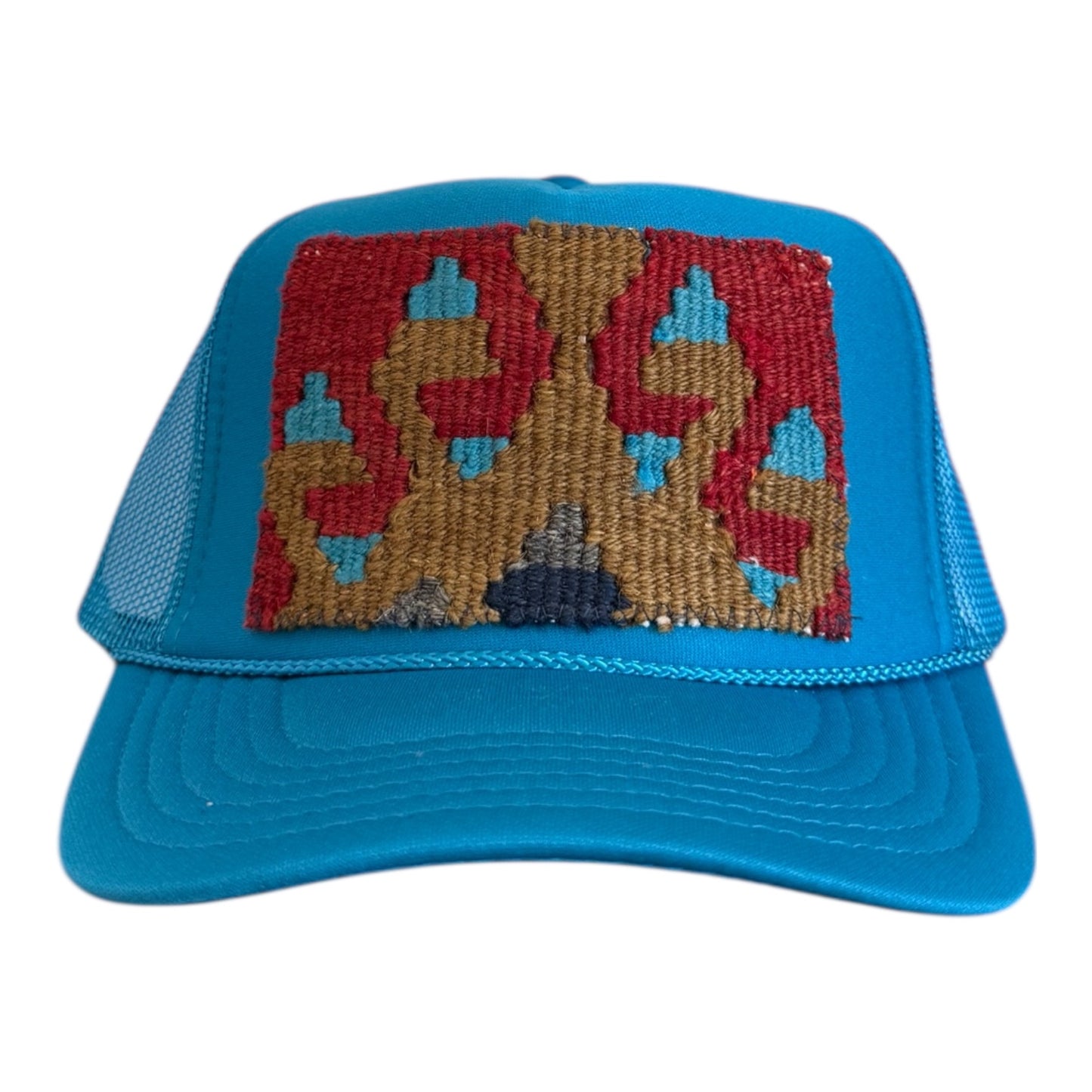 Kilim Trucker Hat- Blue