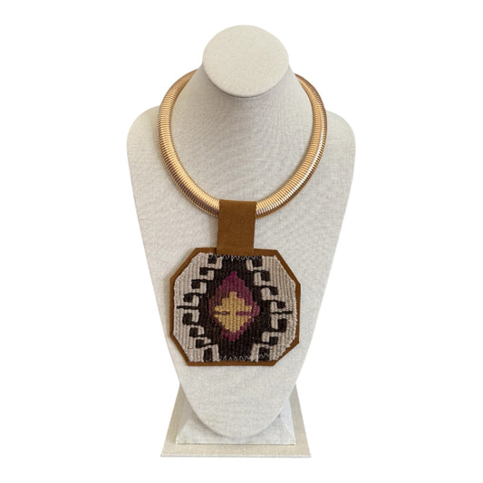 Kilim Pendant Necklace